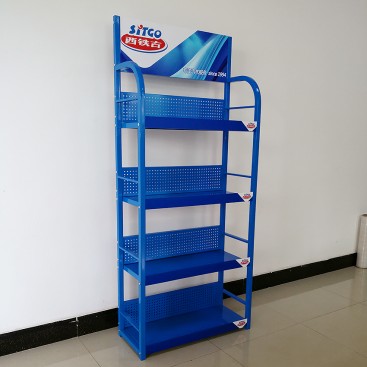 Oil store display shelf